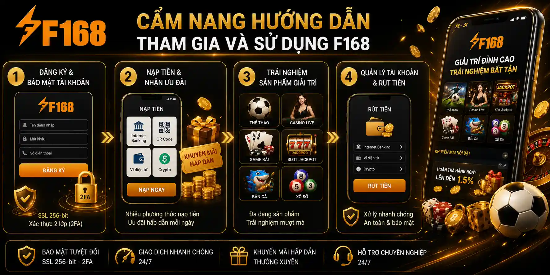 TRANG CHỦ F168 17 Cẩm Nang Hướng Dẫn Tham Gia Và Sử Dụng F168